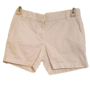 J CREW White Shorts 100% Cotton Size 4